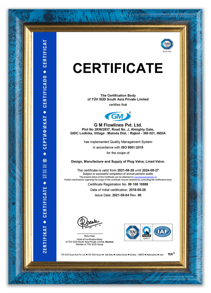 ISO Certificate